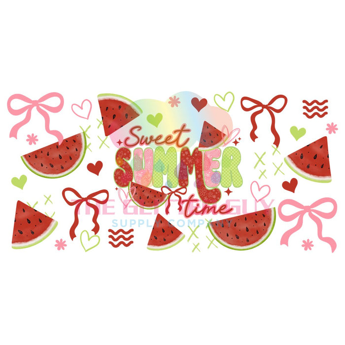 Libbey Can Wrap 16oz -  Ink Transfers | Sweet Summer Melon