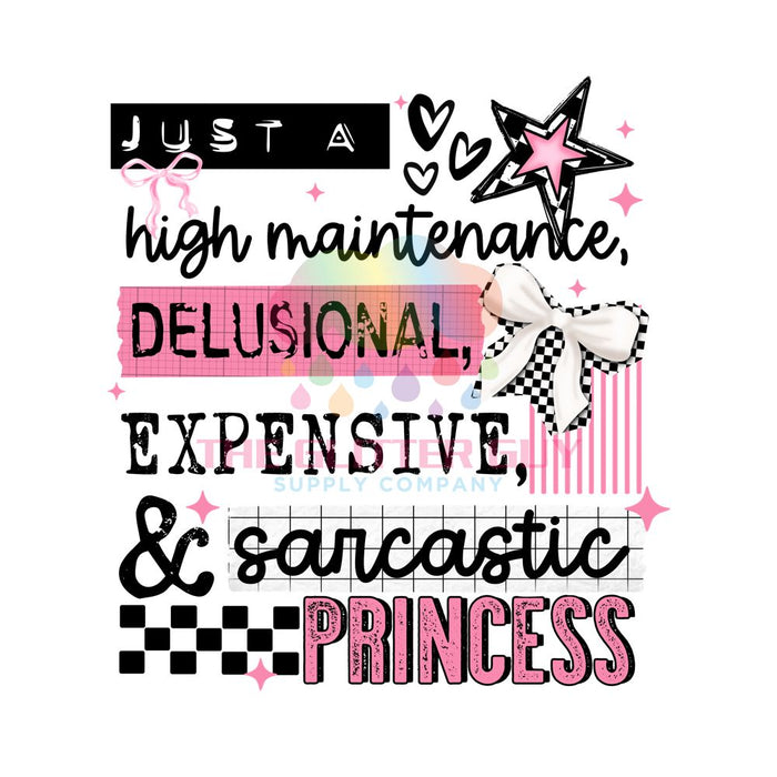 Printed Decal - High Maintenance