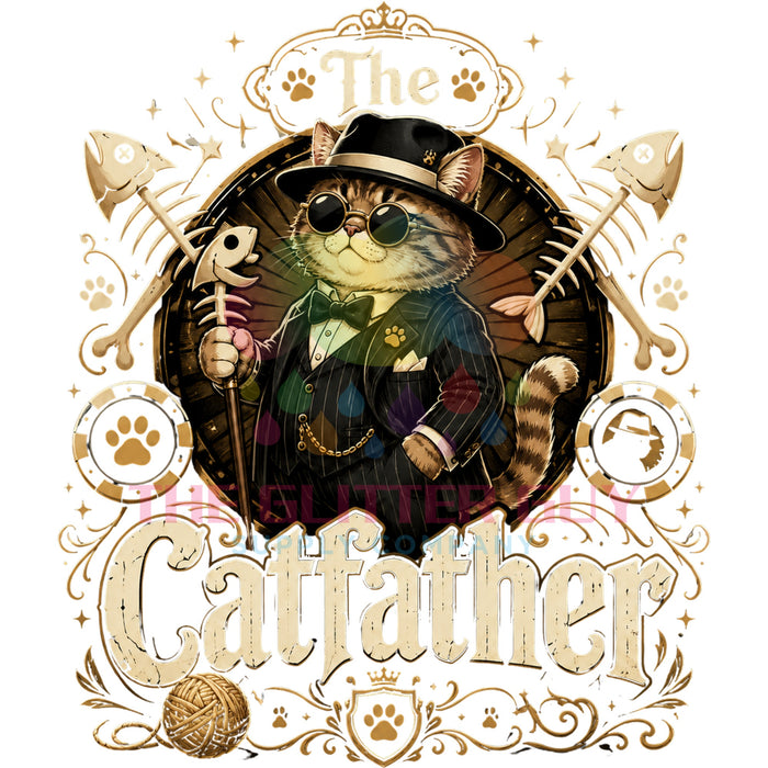 Printed Decal - The Catfather #291