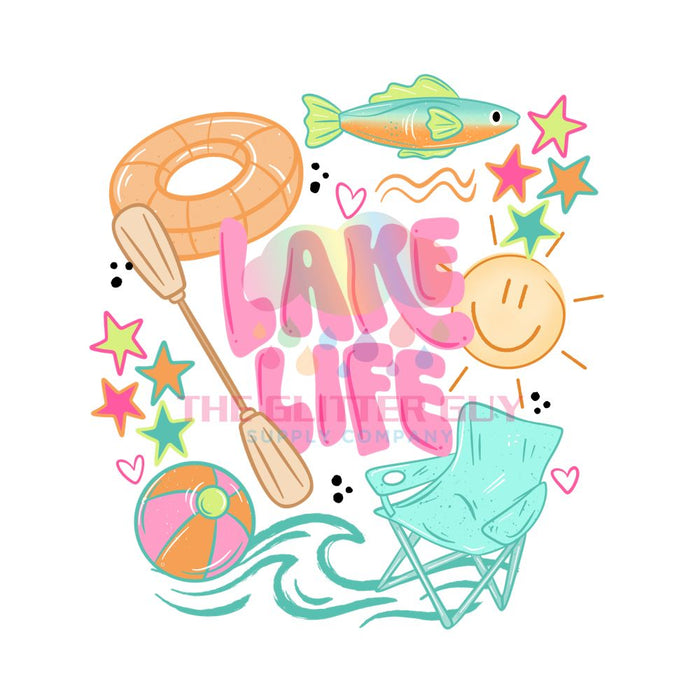 Printed Decal - Lake Life