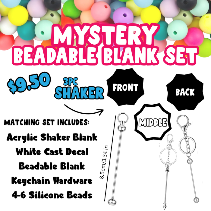 Mystery Beadable Blank Set