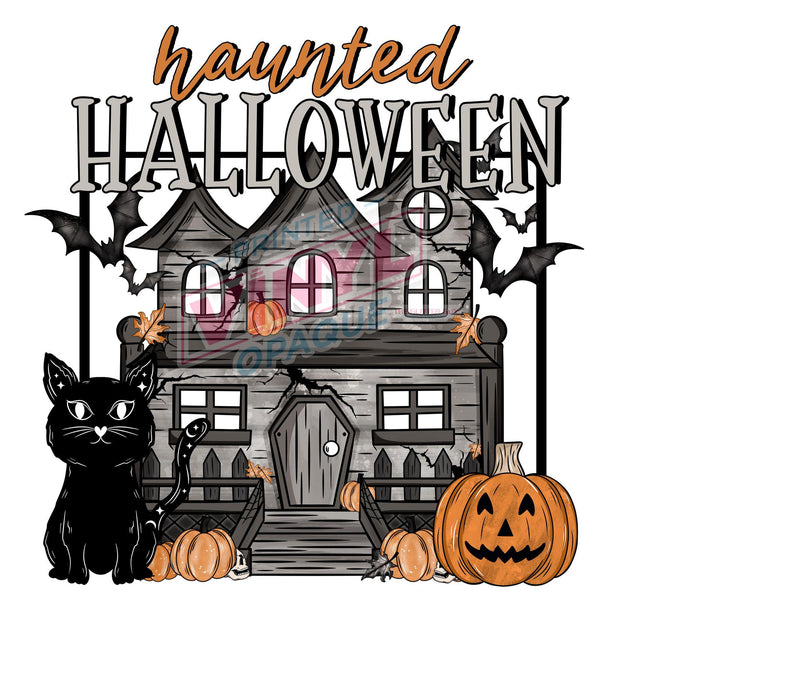 Printed Decal - Haunted Halloween