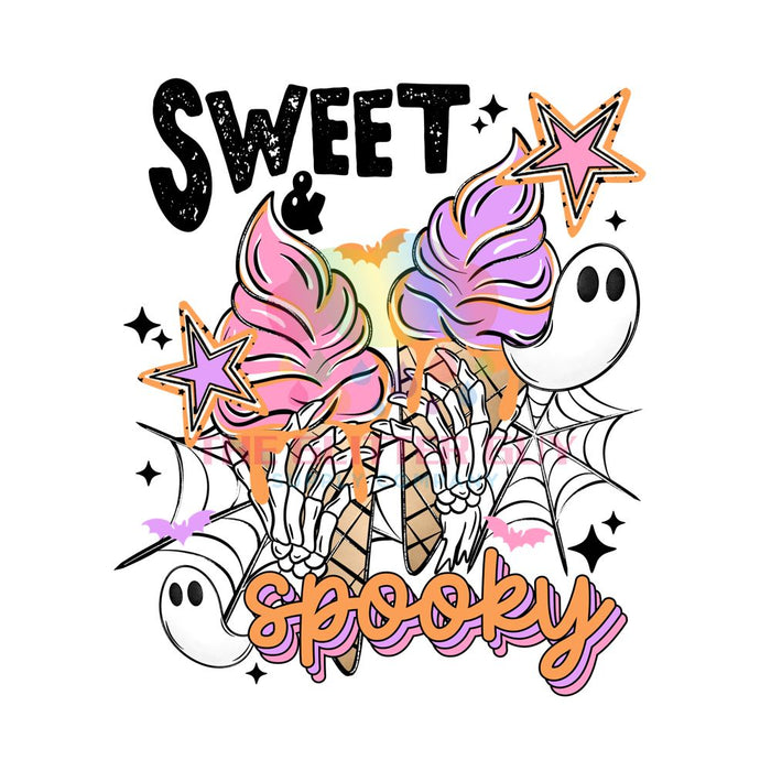 Printed Decal - Sweet Spooky Black