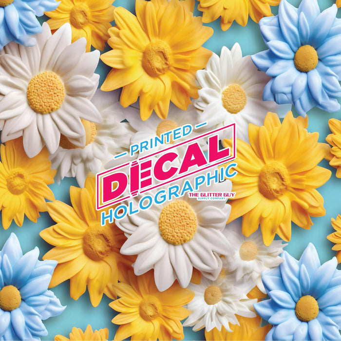 Printed Vinyl - Real D Daisies