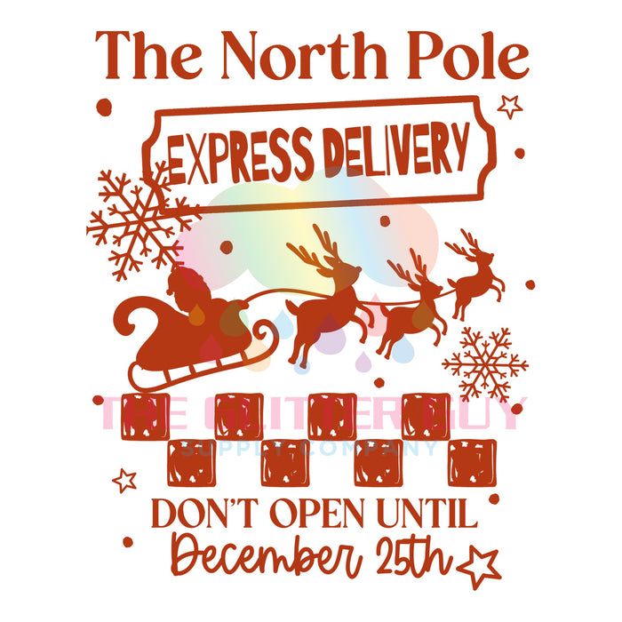 Printed Decal - Express Delivery