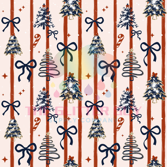 Printed Vinyl - Merry & Bright