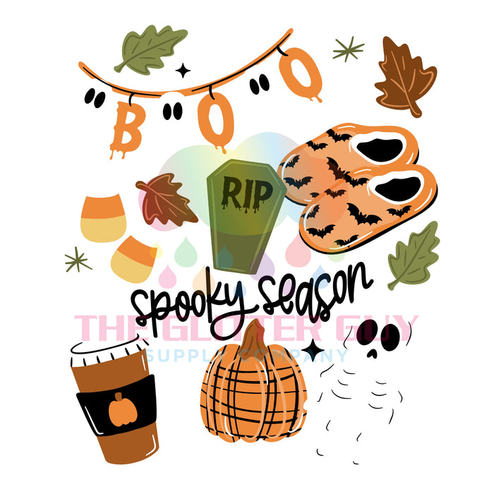 Printed Decal - Spooky Season Collage