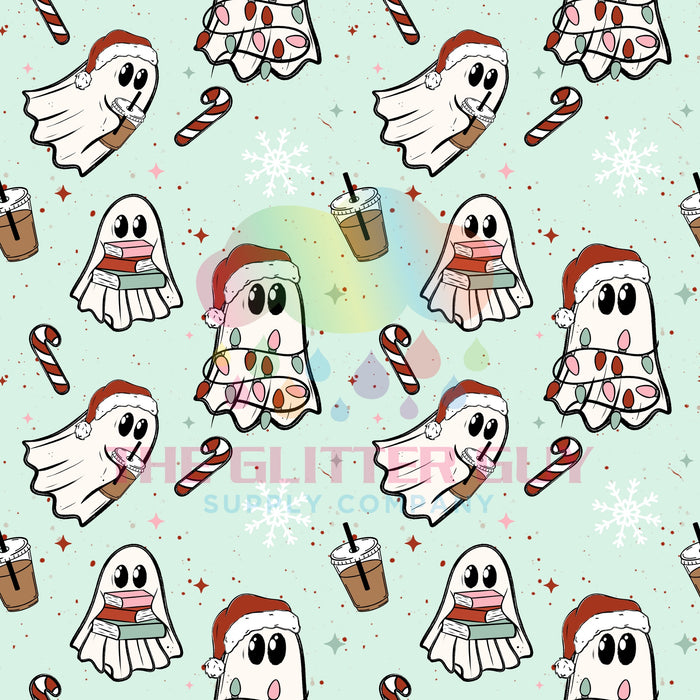 Printed Vinyl - Christmas Ghosties
