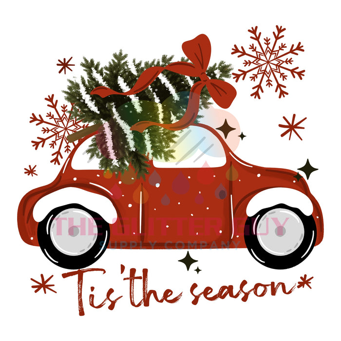 Printed Decal - Tis The Season Car