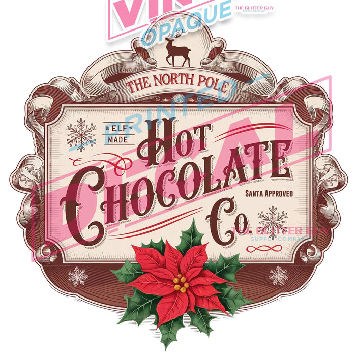 Printed Decal - Hot Chocolate Co