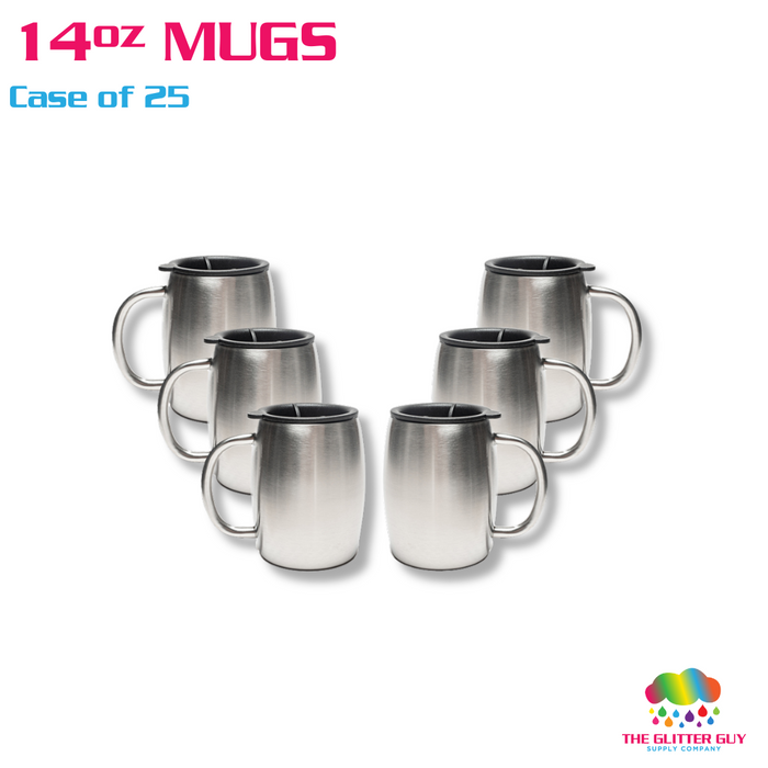 14 Oz Mugs Stainless Steel Tumblers