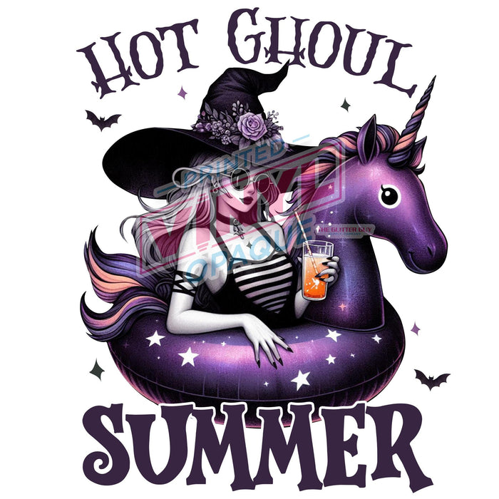 Printed Decal - Hot Ghoul Summer