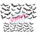 40 oz Tumbler Wrap - UVDTF Ink Transfers - Bats | UVDTF from The Glitter Guy