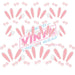 40 oz Tumbler Wrap - UVDTF Ink Transfers - Bunny Ears | UVDTF from The Glitter Guy