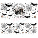 40 oz Tumbler Wrap - UVDTF Ink Transfers - Haunted Cocoa & Scary Movies | UVDTF from The Glitter Guy