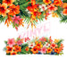 40 oz Tumbler Wrap - UVDTF Ink Transfers - Hibiscus Mix | UVDTF from The Glitter Guy