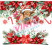 40 oz Tumbler Wrap - UVDTF Ink Transfers - Highland Christmas | UVDTF from The Glitter Guy