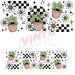 40 oz Tumbler Wrap - UVDTF Ink Transfers - Monstera | UVDTF from The Glitter Guy