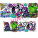 40 oz Tumbler Wrap - UVDTF Ink Transfers - Neon Nightmare | UVDTF from The Glitter Guy