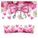 40 oz Tumbler Wrap - UVDTF Ink Transfers - Nurse bow | UVDTF from The Glitter Guy