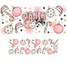40 oz Tumbler Wrap - UVDTF Ink Transfers - Santa Baby | UVDTF from The Glitter Guy