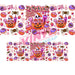 40 oz Tumbler Wrap - UVDTF Ink Transfers - Skelly Donuts | UVDTF from The Glitter Guy
