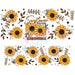 40 oz Tumbler Wrap - UVDTF Ink Transfers - Sunflower Fest | UVDTF from The Glitter Guy