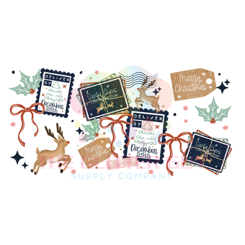 Libbey Wrap - Christmas Postage 407
