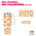 40oz Tumbler Wrap - Ink Transfers - Dino Nugs | UVDTF from The Glitter Guy