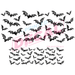 40oz Tumbler Wrap - Ink Transfers (UVDTF) - Bats | UVDTF from The Glitter Guy
