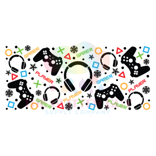 Libbey Wrap - Gamer Christmas 412