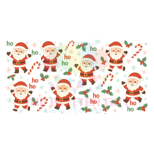 Libbey Wrap - Ho Ho Santas 417