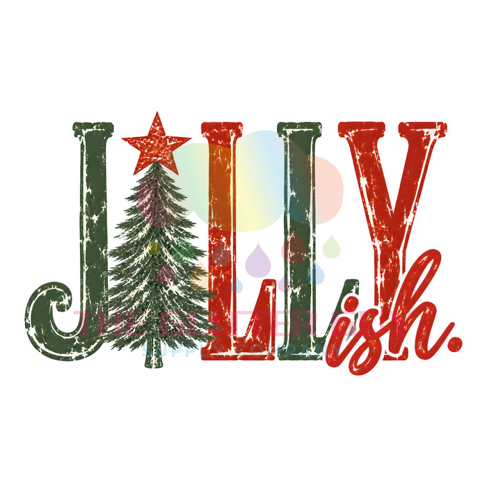 Printed Decal - Jolly Ish Tree
