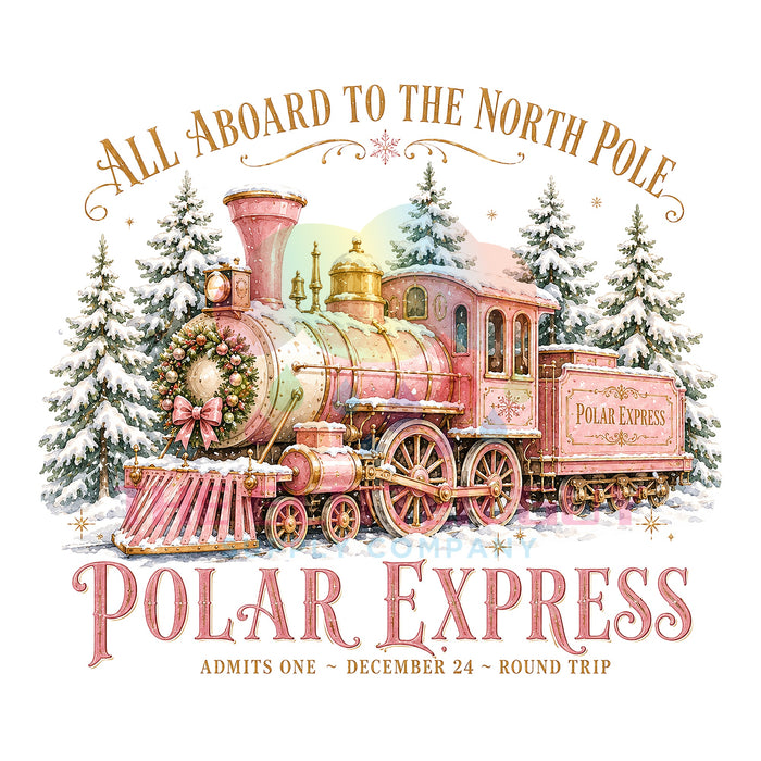 Printed Decal - Express Pink