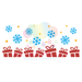 Libbey Wrap - Snowflake Presents 429