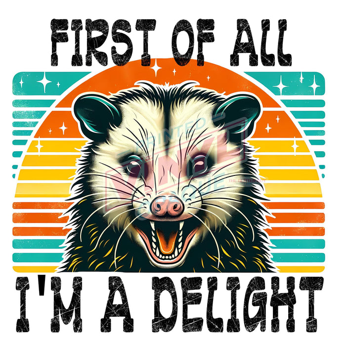 Printed Decal - I'm A Delight