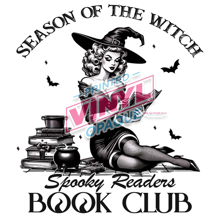 Printed Decal - Spooky Readers Club