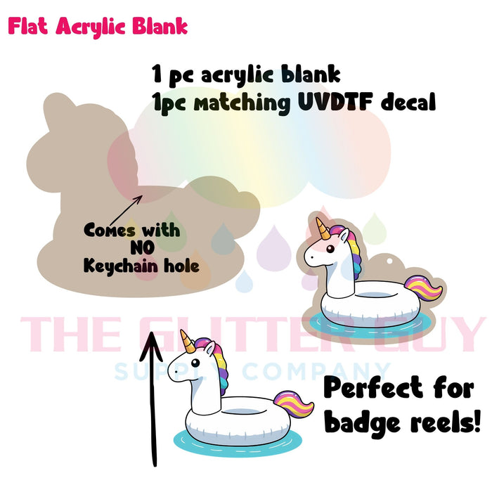 Acrylic Blank & Keychain Kit - Uni Float