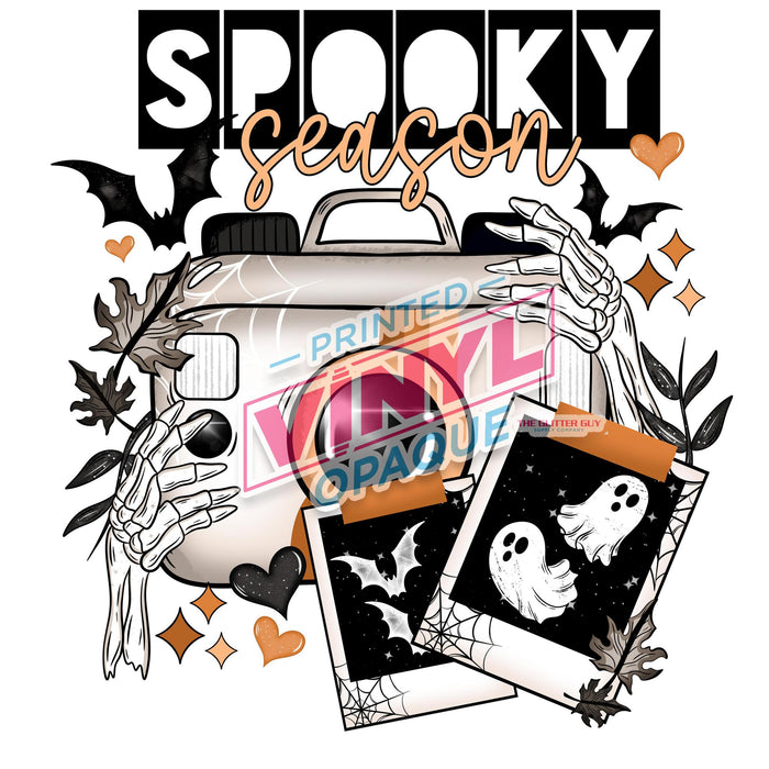 Printed Decal - Spooky Season Camera