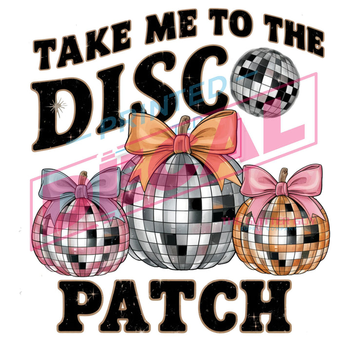 Printed Decal - Disco Patch