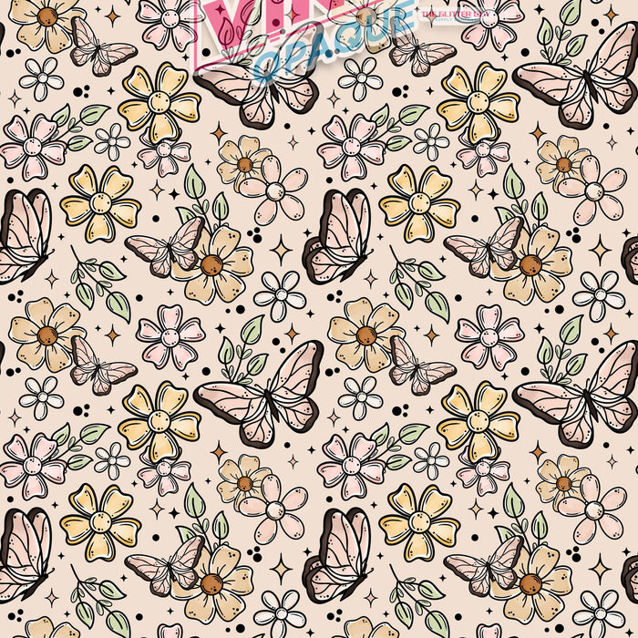 Printed Vinyl - Every Moment Floral