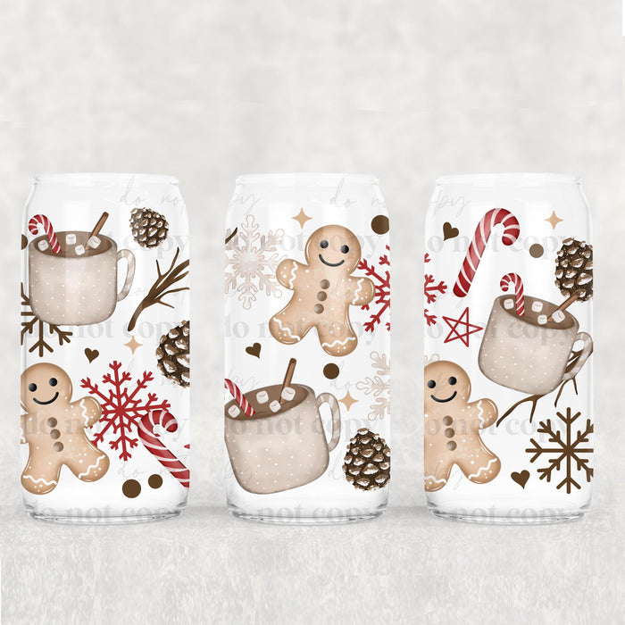 Libbey Can Wrap 16oz -  Ink Transfers | Holiday Warmup