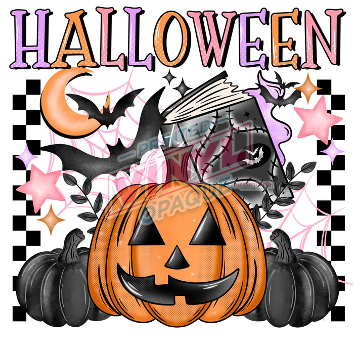 Printed Decal - Halloween Pumpkin