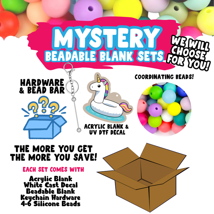 Mystery Beadable Blank Set Bundles
