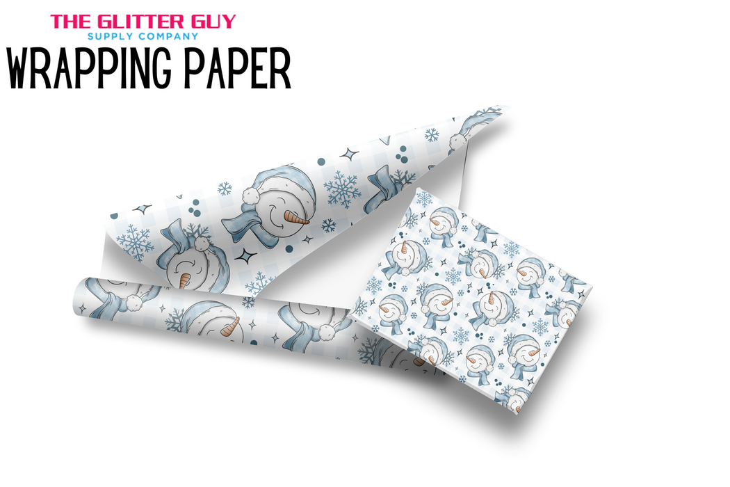 Wrapping Paper - Happy Snowmen