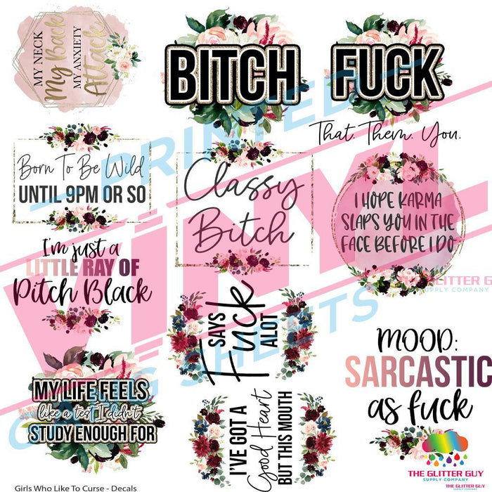 Girls Who Curse - Premade Gang Sheet