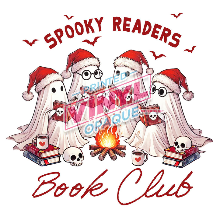 Printed Decal - Spooky Readers Club