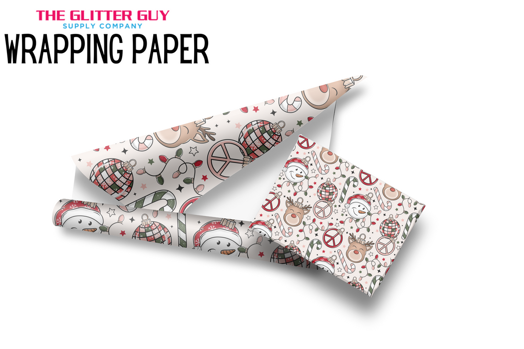 Wrapping Paper - Retro Christmas