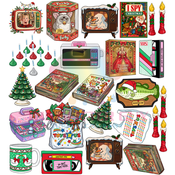 Premade Gang Sheet - 90s Holiday Staples