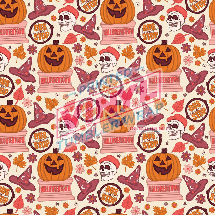 Printed Vinyl - Halloween Town